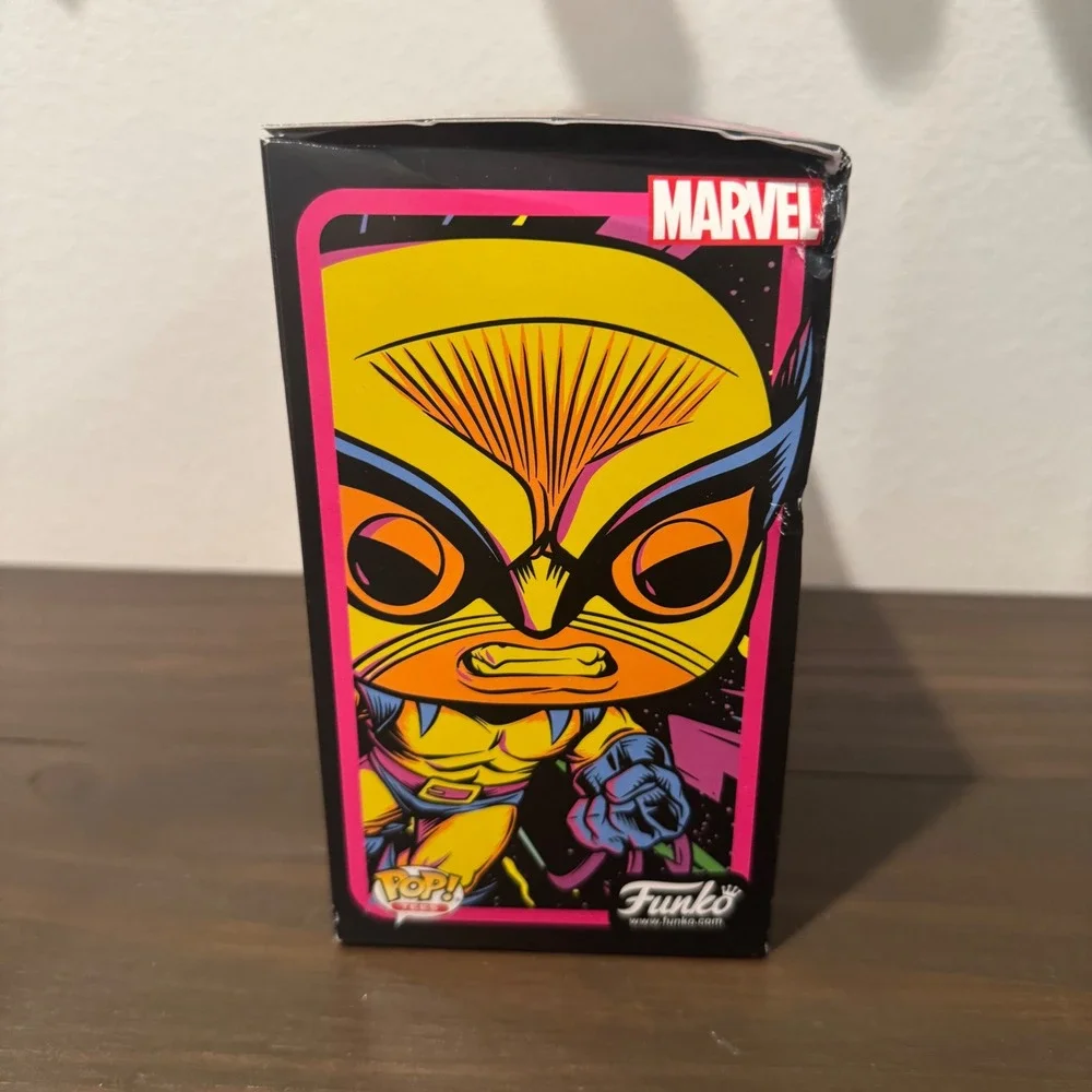 Funko Marvel Wolverine Blacklight Pop & Tee Empty Replacement Box XL Good